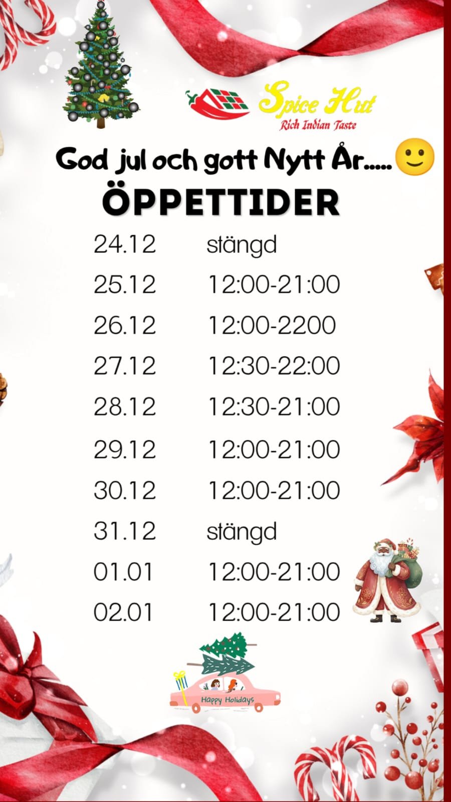 Special offer available at Spice Hut